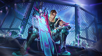 Game character, man with blue glowing eyes, League of Legends HD wallpaper