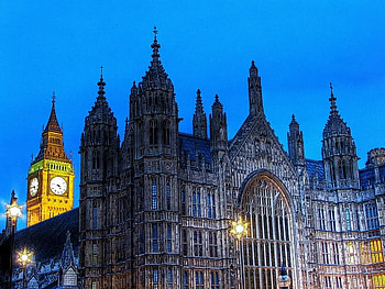 Westminster Hall London, building, sky, ben, church HD wallpaper