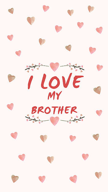 I love my brother, magenta, pink HD phone wallpaper