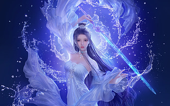 Magic Women, Women, Magic, fantasy, art HD wallpaper