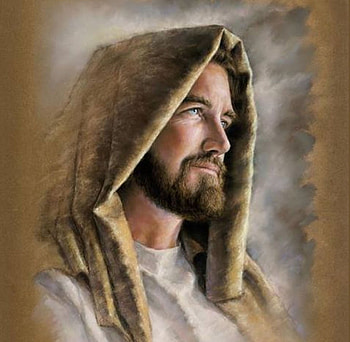 Jesus, white, artistic, artwork, brown, creative, David Bowman, painting, portrait, stunning HD wallpaper