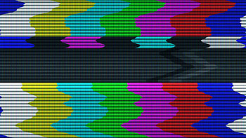 Bad Sync TV, Television Screen with Static Noise from Bad Broadcast Signal Reception as Analogue Technology Background. Stock Video Footage - VideoBlocks HD wallpaper