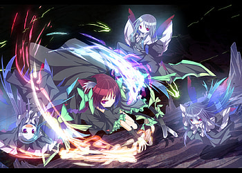 kaenbyou rin, game, touhou, girl HD wallpaper