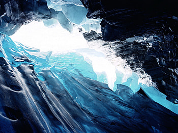 Nature, Ice, Rocks, Shine, Light, Gorge HD wallpaper