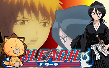 Ichigo,Rukia,Kon, bleach, ichigo, kon, anime, rukia HD wallpaper