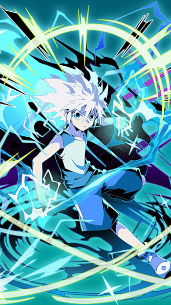 Killua Zoldyck x, gon, hxh, illumi, manga, hunter, leorio, Kurapika, anime HD phone wallpaper