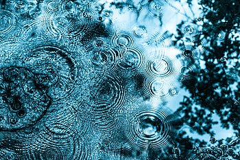 Water, Waves, Macro, Circles, Surface, Mirror, Mirrored HD wallpaper