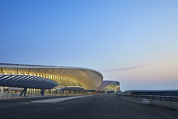 Beijing Capital International Airport (Travels), New terminal, Futuristic design, Modern architecture HD wallpaper
