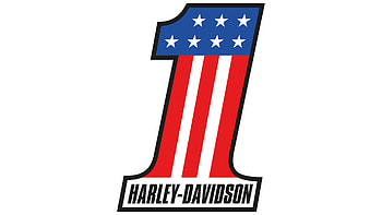 American Flag, Harley-Davidson Logo HD wallpaper