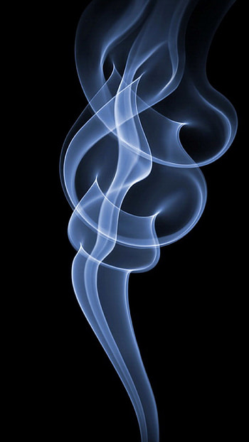 Smoke, Light Blue, Smoked HD phone wallpaper