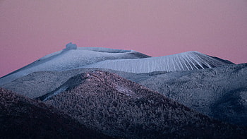 Peak Mountains Beautful Winter, nature, mountains, landscape, sky, trees, winter, snow HD wallpaper