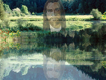 Reflections of Love 4, reflection, scenic, christ, christian, water HD wallpaper