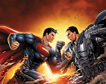Superman Vs Zod, superman, artwork, superheroes, digital-art HD wallpaper