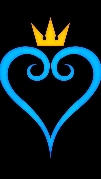 Kingdom hearts logo, logo, kingdom, hearts HD phone wallpaper