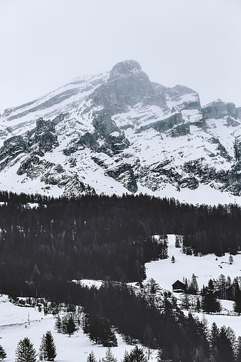 Landscape, Winter, Nature, Snow, Mountain HD phone wallpaper