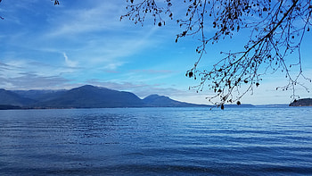 Blue Sky Nature , sky, nature, lake HD wallpaper