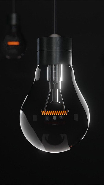 night led blub theem, amoled , dark , , black HD phone wallpaper
