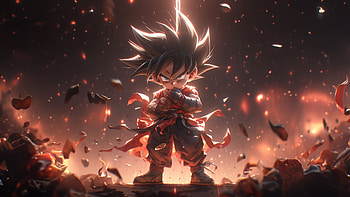 Power Levels Of Goku Unleashed, goku, anime, superheroes, artwork, artist, digital-art, deviantart HD wallpaper