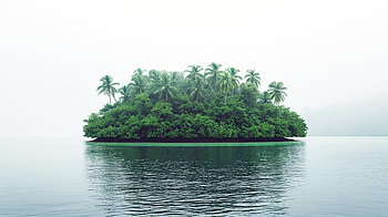 Serene Tropical Island Oasis, tropical island, island, nature, tropical, palm tree HD wallpaper