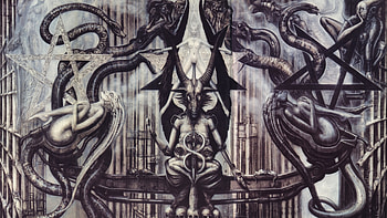 Giger - Cave HD wallpaper