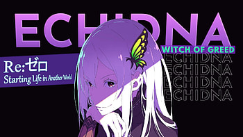 Echidna (Re:zero), Anime, Re:zero Starting Life In Another World, White Hair, Witch HD wallpaper