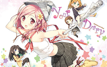 Your Diary Theme, your diary, game, wall, cg art, girl, beauty HD wallpaper