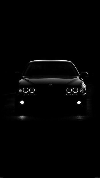 Black Car, Amoled Car HD phone wallpaper