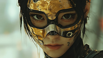 Half Robotic Human, robot, AI Art HD wallpaper