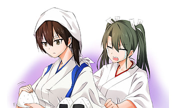 Kaga & Zuikaku, Kaga (Kancolle), Zuikaku (Kancolle), Anime, Kantai Collection HD wallpaper