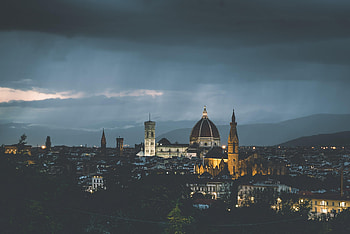 Cities, Architecture, City, Building, Evening, Temple HD wallpaper