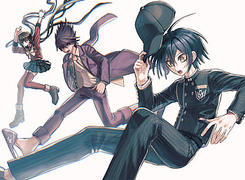Kaito Momota, Maki Harukawa, Shuichi Saihara, Danganronpa V3: Killing Harmony, Video Game, Danganronpa HD wallpaper