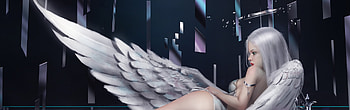 Angel, wings, white, ydiya, frumusete, fantasy, luminos HD wallpaper