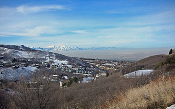 Utah's Hills And Fields , winter, hills, salt lake city, field, utah, lake HD wallpaper