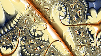 Trippy Psychedelic Fractal, trippy, psychedelic, aesthetic, Abstract, fractal HD wallpaper
