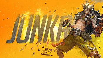 Junkrat, Overwatch, , Explosive action HD wallpaper
