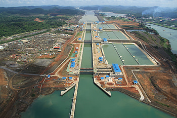 Panama Canal digital twin, Virtual simulation, Cutting-edge technology, Real-time insights HD wallpaper