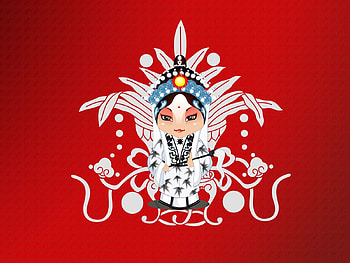 Patterns, Vector, Costume, Peking Opera, Beijing Opera HD wallpaper
