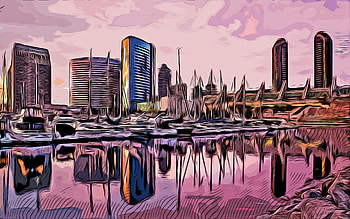 San Diego, California, , vector art, San Diego drawing, creative art, San Diego art, vector drawing, San Diego cityscape, USA HD wallpaper