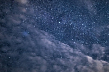 Universe, Stars, Clouds, Starry Sky HD wallpaper