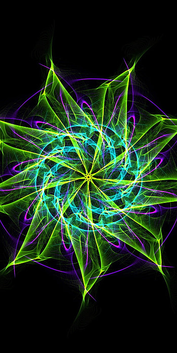 Abstract, electric blue, art HD phone wallpaper