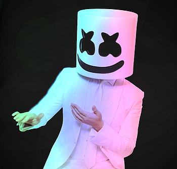 Marshmallow, 3d, costume hat, mashmello HD wallpaper