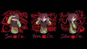 Chara Undertale - Cave HD wallpaper