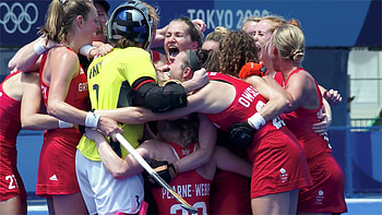 Great Britain team, Hockey Field HD wallpaper