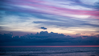 Beach Clouds Ocean Sky, beach, clouds, ocean, sky, nature HD wallpaper