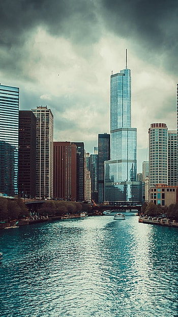 Cityscape, City, Background HD phone wallpaper
