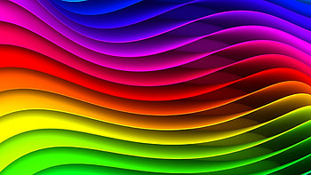 Preview spectrum, rainbow, background, surface, stripes, texture, waves HD wallpaper