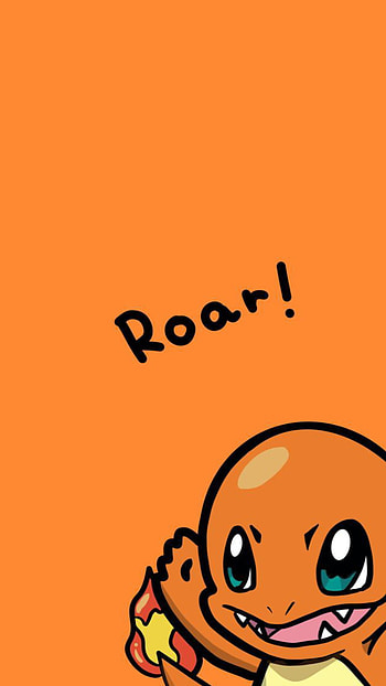 Charmander, orange, Dinosaurio, Pokemon, anime HD phone wallpaper