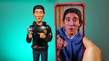 Zach King, Celebs, Clay sculpting, Zach King anime HD wallpaper