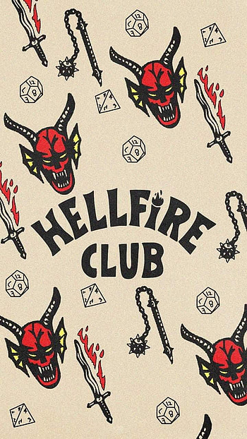 Hellfire club, red, art HD phone wallpaper