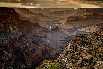 Nature, Mountains, Canyon, Rocks, Dahl, Distance HD wallpaper